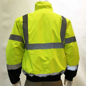 Venta al por mayor reflectante para hombre de alta visibilidad chaqueta de seguridad reflectante transpirable construcción con capucha ropa de trabajo reflectante equipo de trabajo - Product Image 4