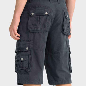 Short décontracté streetwear de haute qualité pour homme avec cordon de serrage à la taille et design léger à séchage rapide en pur coton - Product Image 6