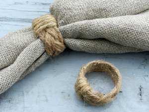 Rattan Napkin Rings Wicker <b>Table</b> Decor Stylish Napkin Rings for Dining <b>Table</b> - Product Image 3