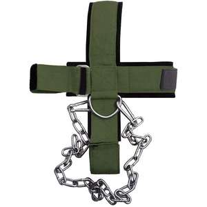 Arnés de cabeza de nailon para levantamiento de pesas, correa de elevación con cadena - Product Image 5