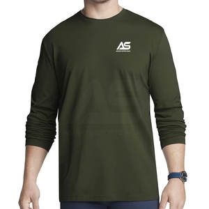 Fabriqué au Pakistan 100% coton T-shirts à manches longues pour hommes sur mesure Nouveau style T-shirts à manches longues pour hommes col rond - Product Image 2