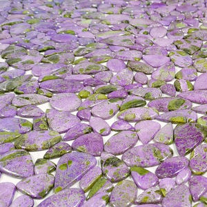 Purpurite-GEMA suelta de cabujón Natural, gemas mezcladas al por mayor - Product Image 2