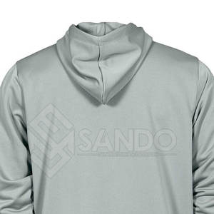 Ropa de calle de alta calidad, venta al por mayor de gran tamaño, sudaderas con capucha de media cremallera, ropa de moda para hombres, sudaderas básicas de mezcla de algodón - Product Image 4