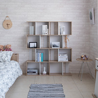Meubles de cuisine modernes multi-couches en panneaux de particules/MDF avec revêtement papier (ou PVC) pour portes et tiroirs