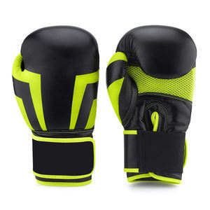 Guantes de Boxeo de Piel de Vacuno Genuina de Alta Calidad para Hombre, con Logotipo Personalizado OEM, para Fitness Profesional, que Absorben la Humedad, para Artes Marciales - Product Image 2