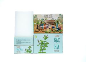 Hot Selling Peppermint <b>Soap</b> Natural Herbal Handmade Organic Refreshing Whitening Anti Acne Body Bath OEM ODM Vietnam - Product Image 2