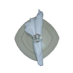 Accessoires de vaisselle Porte-serviette Mariage Argent Plaqué Moderne Rond de serviette Art à la main Argent Plaqué Finition Rond de serviette - Product Image 6