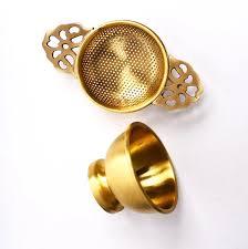 ที่รองถ้วยชาอเนกประสงค์แบบลูกบอลกรองทองเหลือง - Product Image 4