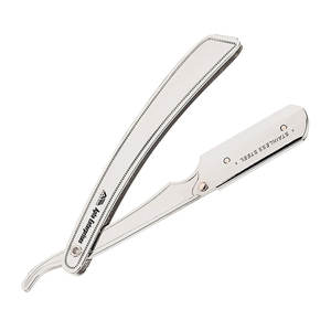 Maquinilla de afeitar de barbero, maquinilla de afeitar recta de acero inoxidable Premium para afeitar de precisión, mango ergonómico para un agarre cómodo - Product Image 4