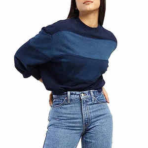 2024 Best High Quality Casual Pullover <b>Sweatshirt</b> <b>for</b> <b>Women</b> <b>Long</b> Length Winter Light Lined Front Logo Direct Pakistan - Product Image 2
