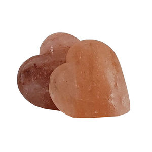 2025 nouveau sel de l'Himalaya sculpté écologique amour coeur forme corps Massage méditation artisanat naturel pour l'amélioration spirituelle - Product Image 1