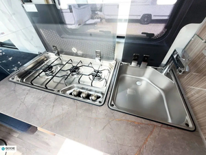 New caravan travel trailer 4 sleeping <b>bed</b> splaces sola panel system air condition fully equipped kitchen 2000kg for sale - Product Image 4