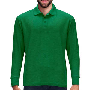 OEM y ODM personalizado de calidad superior de los hombres de manga completa Polo Custom Golf Polo Shirt Quick Dry 100% algodón Polo camisetas - Product Image 1