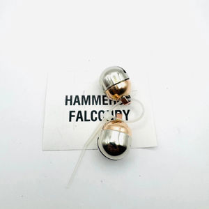 Campanas de Cetrería Hechas a Mano de Primera Calidad en Cobre/Níquel Plateado, Diseño de Bellota de Doble Tono, Acabado Espejo, Modelo HAMMERCO HF-1109 para Caza - Product Image 1