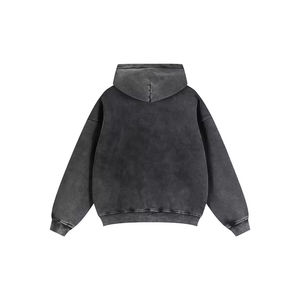 Sudadera con capucha para hombre con logotipo personalizado de mezcla de algodón básico, ropa de calle de alta calidad, serigrafía, tejido con capucha, poliéster/algodón para primavera - Product Image 2