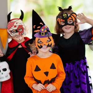 Máscara <span class=keywords><strong>de</strong></span> <span class=keywords><strong>Halloween</strong></span>, Kit artesanal, máscara <span class=keywords><strong>de</strong></span> papel <span class=keywords><strong>de</strong></span> <span class=keywords><strong>Halloween</strong></span> DIY <span class=keywords><strong>para</strong></span> fiesta, suministros <span class=keywords><strong>de</strong></span> actividades <span class=keywords><strong>para</strong></span> niños, calabaza, bruja, murciélago, Araña, Pirata, <span class=keywords><strong>Halloween</strong></span> - Product Image 5