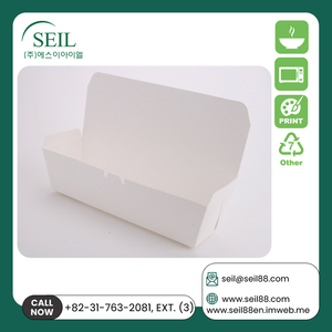 Recubrimiento a prueba de grasa Impresión personalizada de alta calidad Cajas de papel para alimentos para llevar y comidas/Recipiente de papel para alimentos de 770ML () - Product Image 4