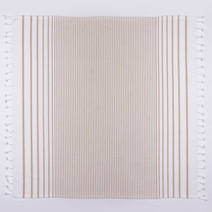 Ventas calientes de verano 100% algodón 200 GSM ecológico lavable liso teñido Toallas de playa 2 lados flecos 70x170 CMS tejido hecho India - Product Image 4