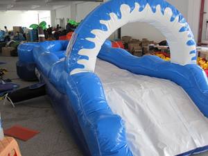 Inflatable water <b>slide</b> for kids' water sliding & slip - Product Image 5