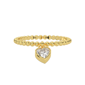 Joyería Vintage Calista, anillos de lujo chapados en plata con corte brillante, diamante, perla, oro-corazón, piedra CZ, joyería fina, regalo para mujer - Product Image 6