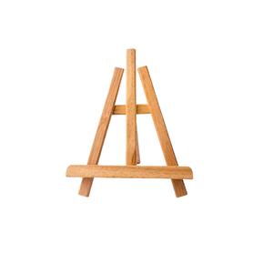 Mini caballete de madera para exhibición de mesa Soporte de madera natural para arte, letreros, decoración de bodas y vitrinas artesanales - Product Image 2