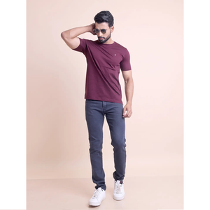 เสื้อยืดคอกลมแขนครึ่งส่วนคอตตอนเมอร์เซเดสยอดนิยมสวมใส่ได้ทุกวันสวมใส่สบายสำหรับโอกาสลำลอง - Product Image 1