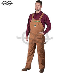 Salopette Duck pour homme Pecan 36x30 pouces Vêtements de travail confortables et durables Toutes saisons avec bretelles réglables Plusieurs poches - Product Image 2