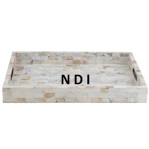 Plateau en bois de style moderne fait à la main pour la décoration de la table à dîner servant des mariages plateaux de fête plateau de serveur de nourriture de la meilleure qualité - Product Image 5