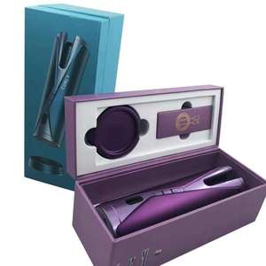 Wholesale Custom Logo <b>Mini</b> <b>Travel</b> Wireless Rechargeable Ceramic Coated Hair Curler PTC Heater LCD Display <b>Iron</b> Barrel Curl Hair - Product Image 5