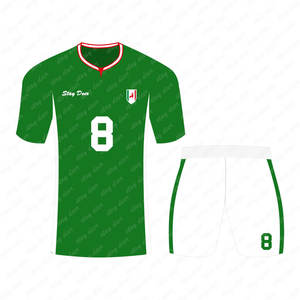 OEM personalizado 100% poliéster transpirable fútbol desgaste adulto fútbol Jersey pantalones cortos frente nombre impresión personalizado equipo uniforme conjunto directo - Product Image 5