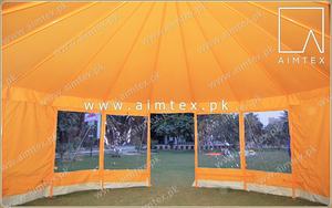 Tente yourte d'extérieur quatre saisons Prix de gros Lodge de luxe en plein air Tente yourte d'hôtel Tente yourte de villégiature en toile OME ODM - Product Image 2