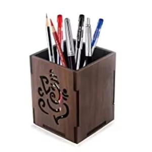 <b>Wooden</b> Latest Design Desk Organizer <b>Wooden</b> Pen Holder Pencil Cases Office Table <b>Storage</b> Container <b>Box</b> - Product Image 2