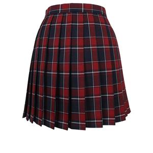 Mini jupe pour filles à la mode jupe patineuse évasée taille haute extensible douce, jupe uniforme scolaire unie légère - Product Image 5