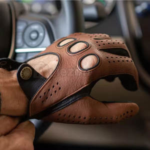 Guantes de conductor de alta calidad de color personalizados Guantes de conductor de palma completa Guantes de conductor impermeables - Product Image 2