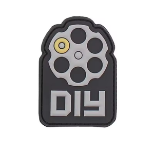 Etiqueta de parche de goma suave de PVC personalizable, parches de lona hechos a mano, lentejuelas cosidas para ropa personalizada, sombreros, accesorios de calor - Product Image 1