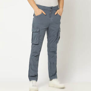 Pantalons cargo streetwear pour hommes, mode décontractée, coupe ample, pantalons utilitaires, vêtements de plein air décontractés - Product Image 3