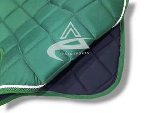 Tapis de selle d'équitation équestre anti-rétrécissement écologique séchage rapide tissu de coton respirant tapis de selle de course de chevaux - Product Image 5