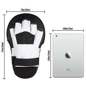 Coussinets de mise au point de boxe écologiques et durables de qualité supérieure mitaines de poinçon en cuir PU incurvées pour l'entraînement d'arts martiaux MMA Muay Thai Kickboxing - Product Image 5