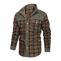 Veste décontractée d'hiver pour homme, en toile enduite, longue, fine, respirante, coupe-vent, col montant, avec logo frontal, grandes tailles