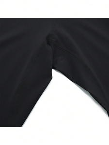 <b>Men's</b> Quick Dry Compression Casual Short Sleeve High Quality <b>Shirt</b> Easy Wash Wear Custom Logo Breathable Adjustable <b>Collarless</b> - Product Image 3