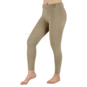 Legging d'équitation pour femme 2026, taille mi-haute, imperméable, coupe-vent, en spandex/polyester, vêtements de fitness pour l'équitation, culotte d'équitation, tendance - Product Image 3