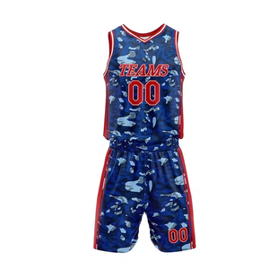 Maillot de basket-ball respirant conçu sur mesure, ensemble d'uniformes en maille à quantité minimale de commande basse pour enfants, costume d'équipe imprimé pour le basket-ball d'été - Product Image 2