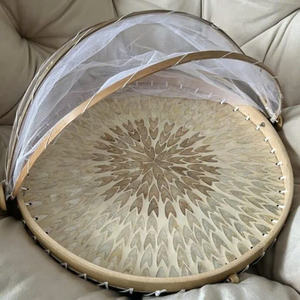 Patrón exótico de elección Ideal para vajilla Tabletop Vietnam hecho a mano Mother Of Pearl Food Cover - Product Image 4