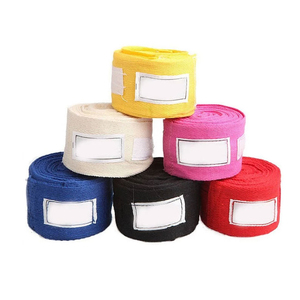 Hot Sale Custom Logo Comfortable Wear Resistant Breathable OEM service professional made Semi <b>Elastic</b> Boxing <b>Bandage</b> Hand Wraps - Product Image 2