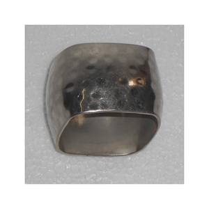 Newly Handmade Silver Color <b>Napkin</b> Holder Ring Square-shaped Decorative Wood Restaurant Hotel Use Newest Design Wedding Table - Product Image 1