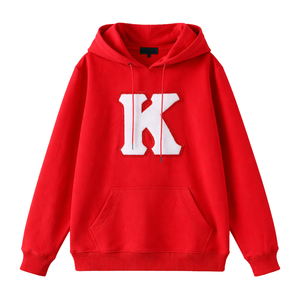 Sudadera con Capucha de Chenilla Roja Kappa Alpha Psi, Letra Griega Clásica, Sudadera de Forro Polar Premium para Fraternidad - Product Image 3