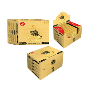 Hucafood, alta calidad, Luwak, café instantáneo, tostado medio, sabor en negrita, granos de Arábica Robusta molidos, servicio OEM ODM de Vietnam - Product Image 2