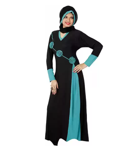 2024 New Style <b>Muslim</b> Women Abaya Islamic Ladies <b>Dress</b> Breathable <b>Muslim</b> Abaya With All Size and Color Available - Product Image 4