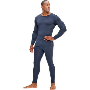 <b>Men's</b> 100% Cotton 2-Piece Solid <b>Thermal</b> Underwear Premium Quality Breathable Winter White Color Wholesale From Pakistan - Product Image 4