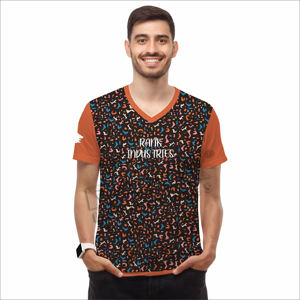 เสื้อยืดผู้ชายทรงหลวมพิมพ์ลายเป็นมิตรต่อสิ่งแวดล้อมดีไซน์สินค้าของคุณเองเสื้อยืดมาใหม่สำหรับผู้ชาย - Product Image 2